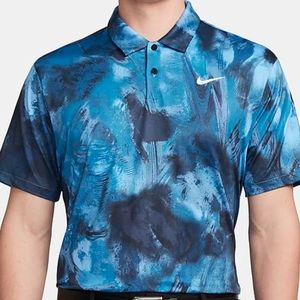 Nike Men's Medium Dri-FIT Golf Tour Ombre Polo, Obsidian